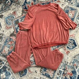 Aerie velour set. VGUC